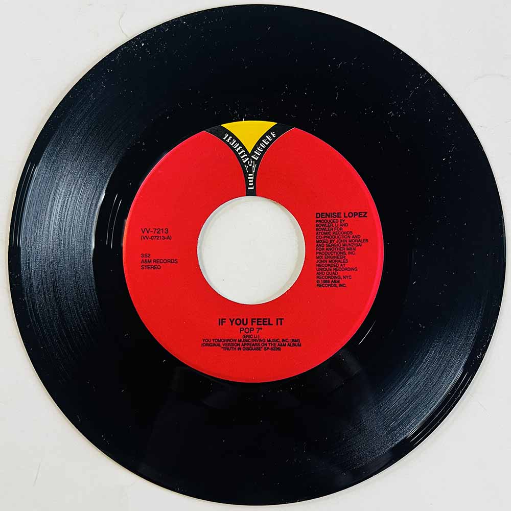 Lopez Denise 1988 VV-7213 If You Feel It begagnad singelskiva