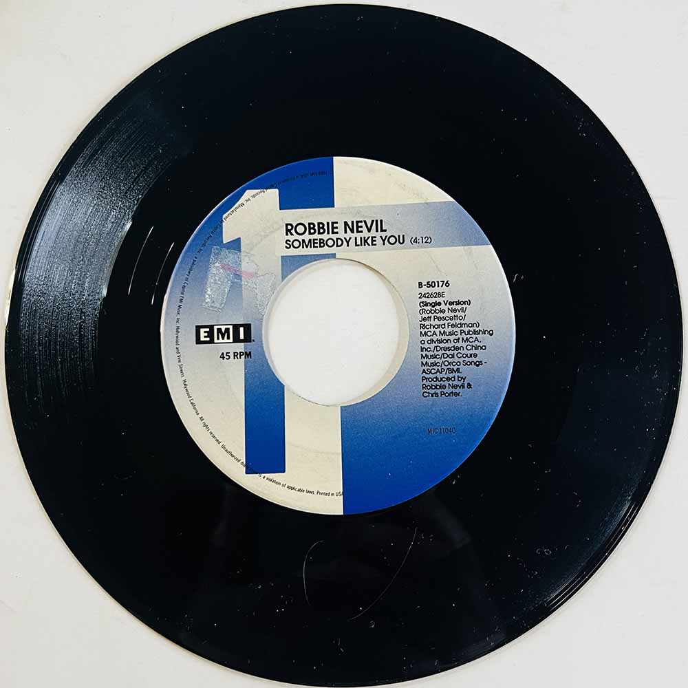 Nevil Robbie 1989 PB-50176 Somebody Like You begagnad singelskiva