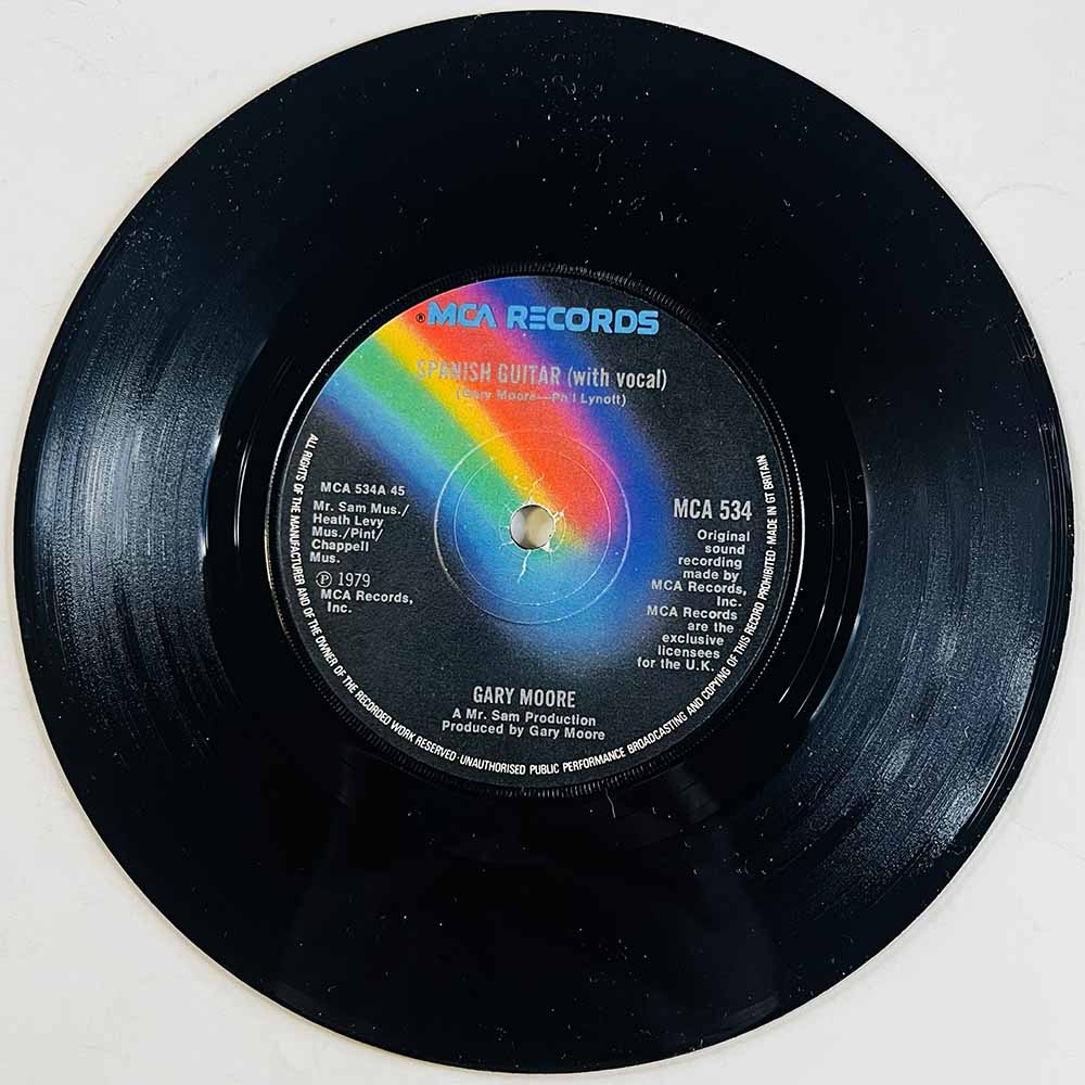 Moore Gary 1979 MCA 534 Spanish Guitar begagnad singelskiva