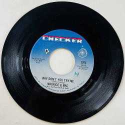 Maurice & Mac 1968 1206 Why Don't You Try Me / Lean On Me begagnad singelskiva