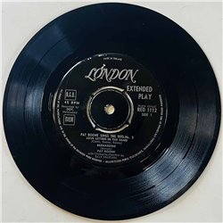 Boone Pat Käytetty 7” ei kuvakantta Sings The Hits Number 3  kansi Ei kuvakantta levy G+ käytetty vinyylisingle