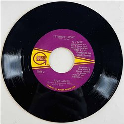 Rick James Käytetty 7” ei kuvakantta Love Gun / Stormy Love  kansi Ei kuvakantta levy EX käytetty vinyylisingle