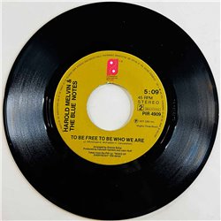 Harold Melvin And The Blue Notes 1977 PIR 4909 Don't Leave Me This Way begagnad singelskiva
