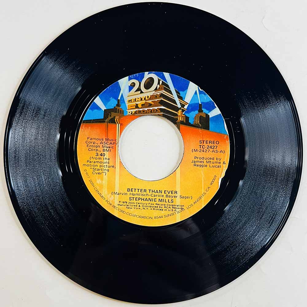Mills Stephanie Käytetty 7” ei kuvakantta Better Than Ever  kansi Ei kuvakantta levy EX- käytetty vinyylisingle