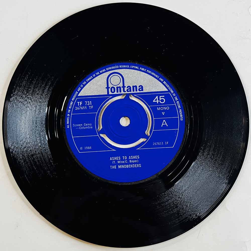 Mindbenders 1966 TF 731, 267611 TF Ashes To Ashes begagnad singelskiva