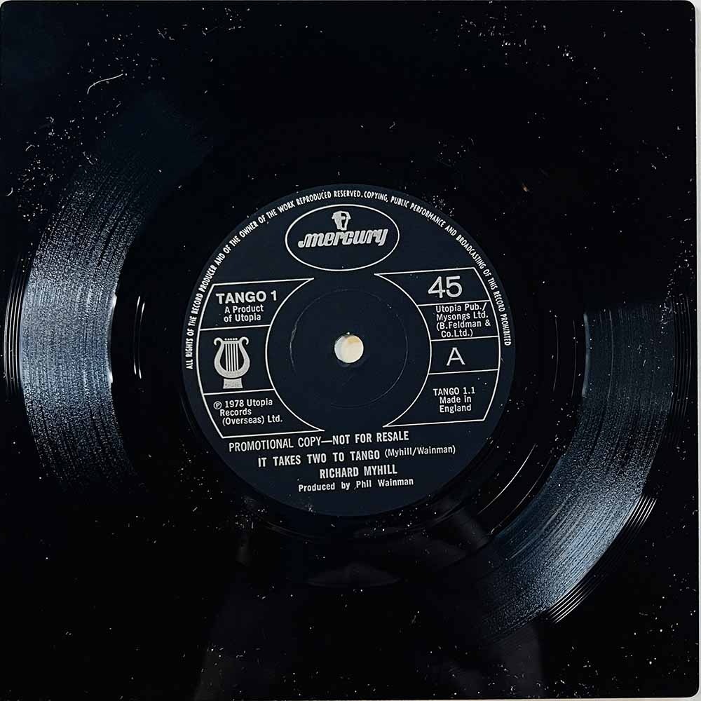 Richard Myhill Käytetty 7” ei kuvakantta It Takes Two To Tango  kansi Ei kuvakantta levy EX käytetty vinyylisingle