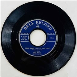 Newton Johnny,Sandy Kaye Käytetty 7” ei kuvakantta Kansas City / Kookie, Kookie (Lend Me Your Comb)  kansi Ei kuvakantta levy G 
