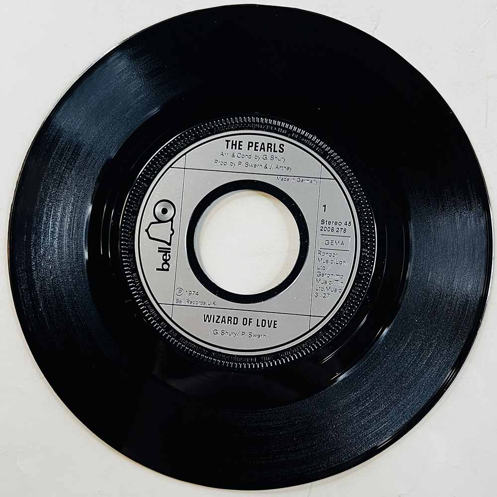 Pearls Käytetty 7” ei kuvakantta Wizard Of Love  kansi Ei kuvakantta levy VG käytetty vinyylisingle