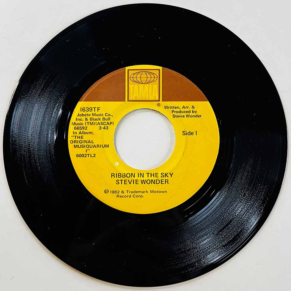 Wonder Stevie 1982 1639TF Ribbon In The Sky begagnad singelskiva