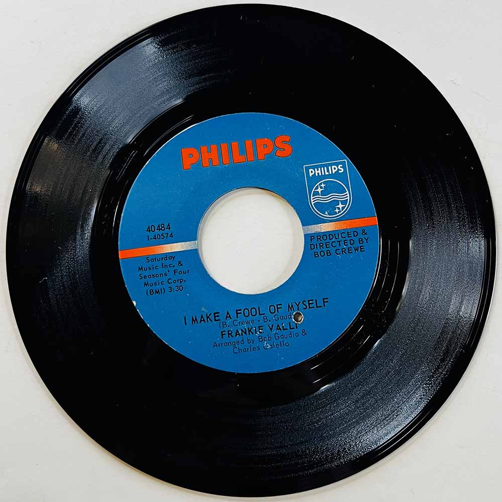 Valli Frankie Käytetty 7” ei kuvakantta I Make A Fool Of Myself / September Rain (Here Comes The Rain)  kansi Ei kuvakantta levy