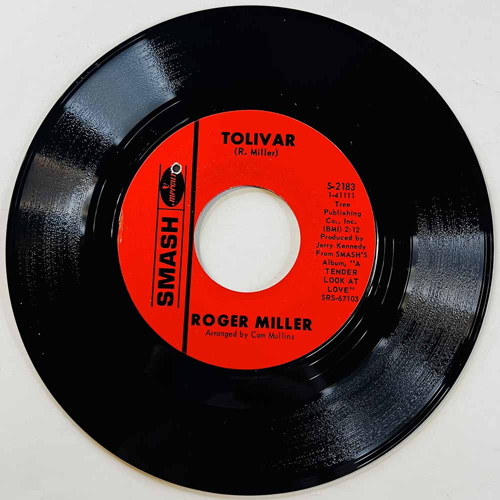 Miller Roger 1968 S-2183 Tolivar begagnad singelskiva
