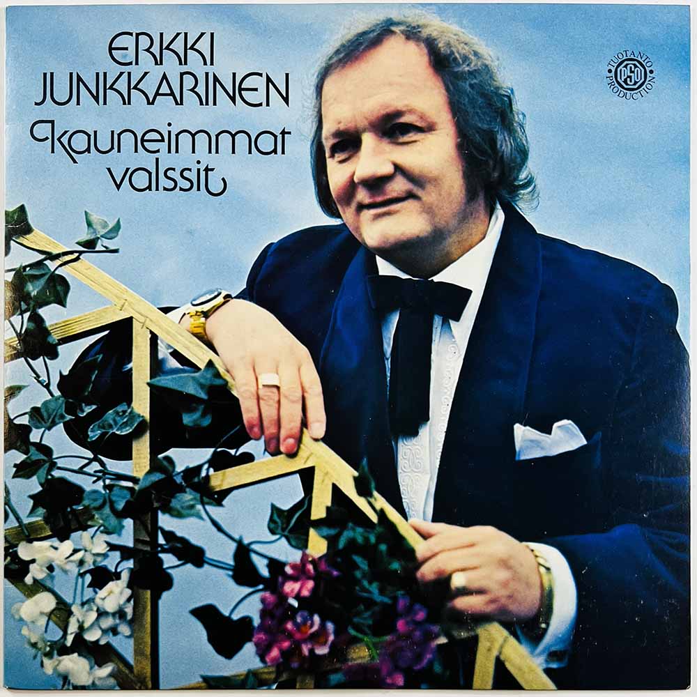 Junkkarinen Erkki 1976 BLU-LP 198 Kauneimmat Valssit Begagnat LP