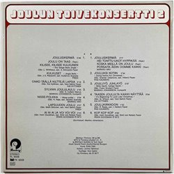 Pasi Kaunisto, Fredi, Markku Aro vinyl LP Joulun Toivekonsertti 2  kansi EX levy EX Käytetty LP