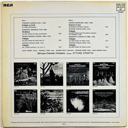 Baroque Chamber Orchestra vinyl LP Adagio  kansi EX levy EX Käytetty LP