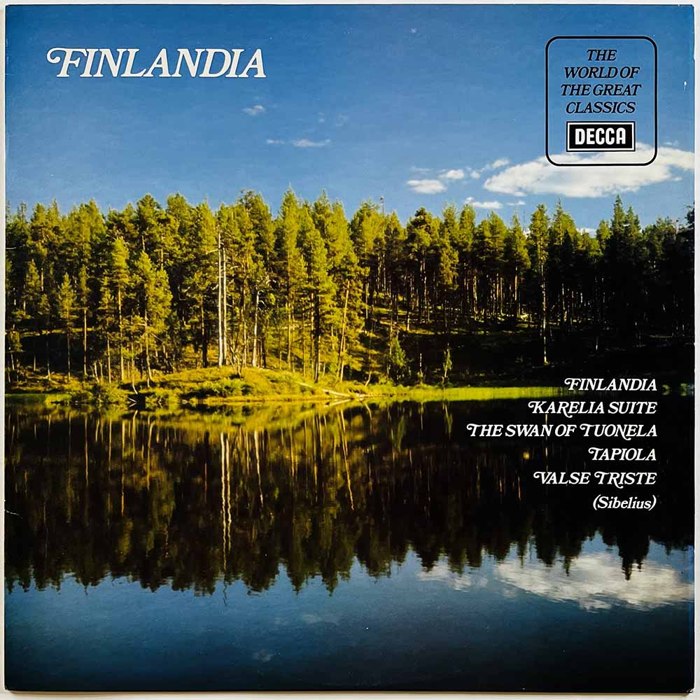 Sibelius vinyl LP The World Of The Great Classics - Finlandia  kansi EX levy EX Käytetty LP