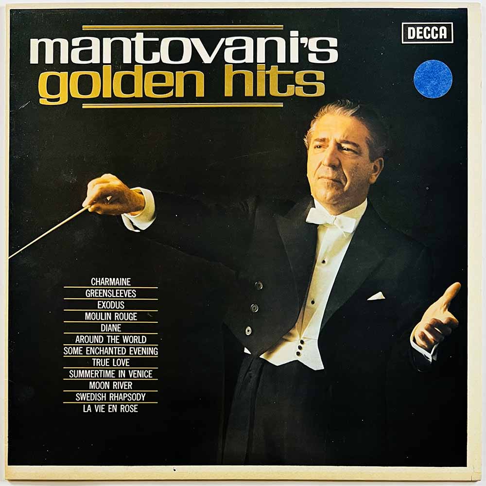 Mantovani vinyl LP Golden Hits  kansi EX levy EX Käytetty LP
