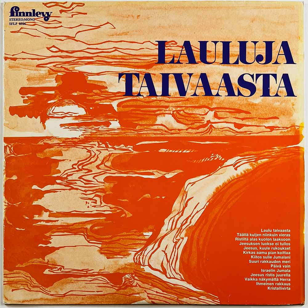 Saalemseurakunnan sekakuoro vinyl LP Lauluja taivaasta  kansi EX- levy EX Käytetty LP