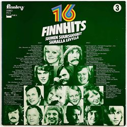 Katri Helena, Virve Rosti, Markku Aro vinyl LP Finnhits 3  kansi EX levy EX Käytetty LP
