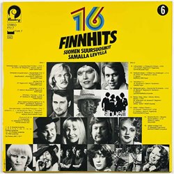 Mutkattomat, Tapani Kansa, Irwin, Päivi vinyl LP Finnhits 6  kansi EX levy EX Käytetty LP