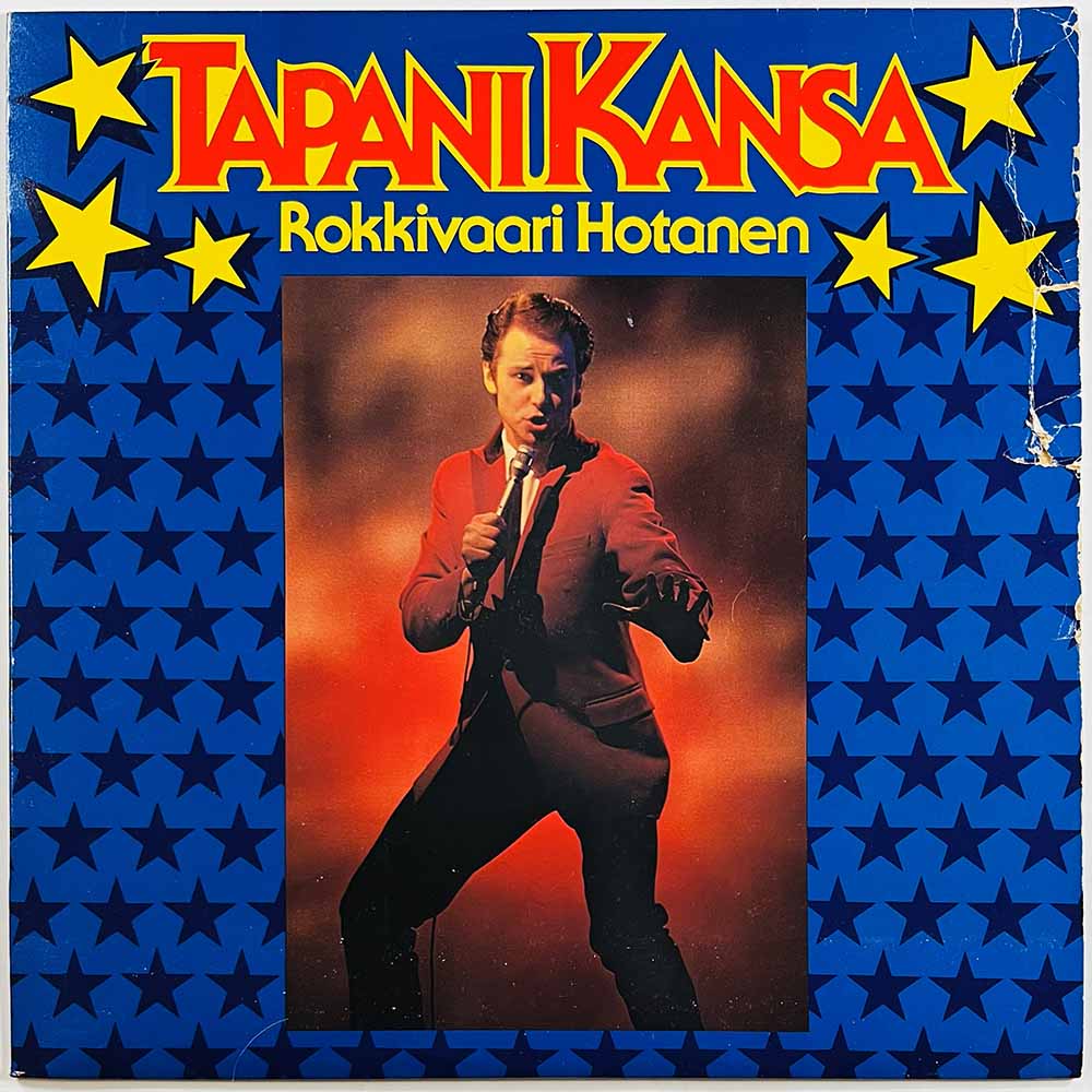 Kansa Tapani vinyl LP Rokkivaari Hotanen  kansi G levy EX Käytetty LP