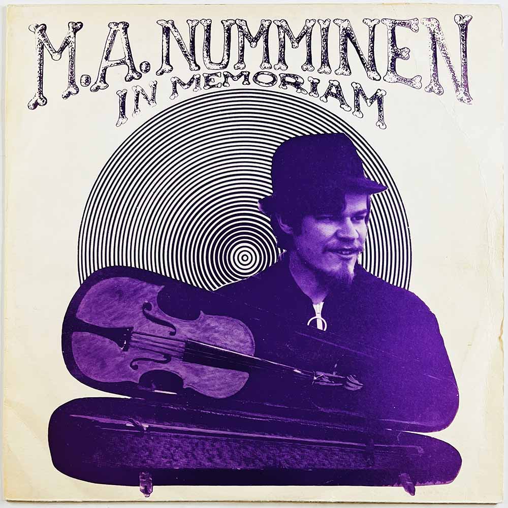 Numminen M.A. ystävineen vinyl LP In Memoriam  kansi VG levy EX- Käytetty LP