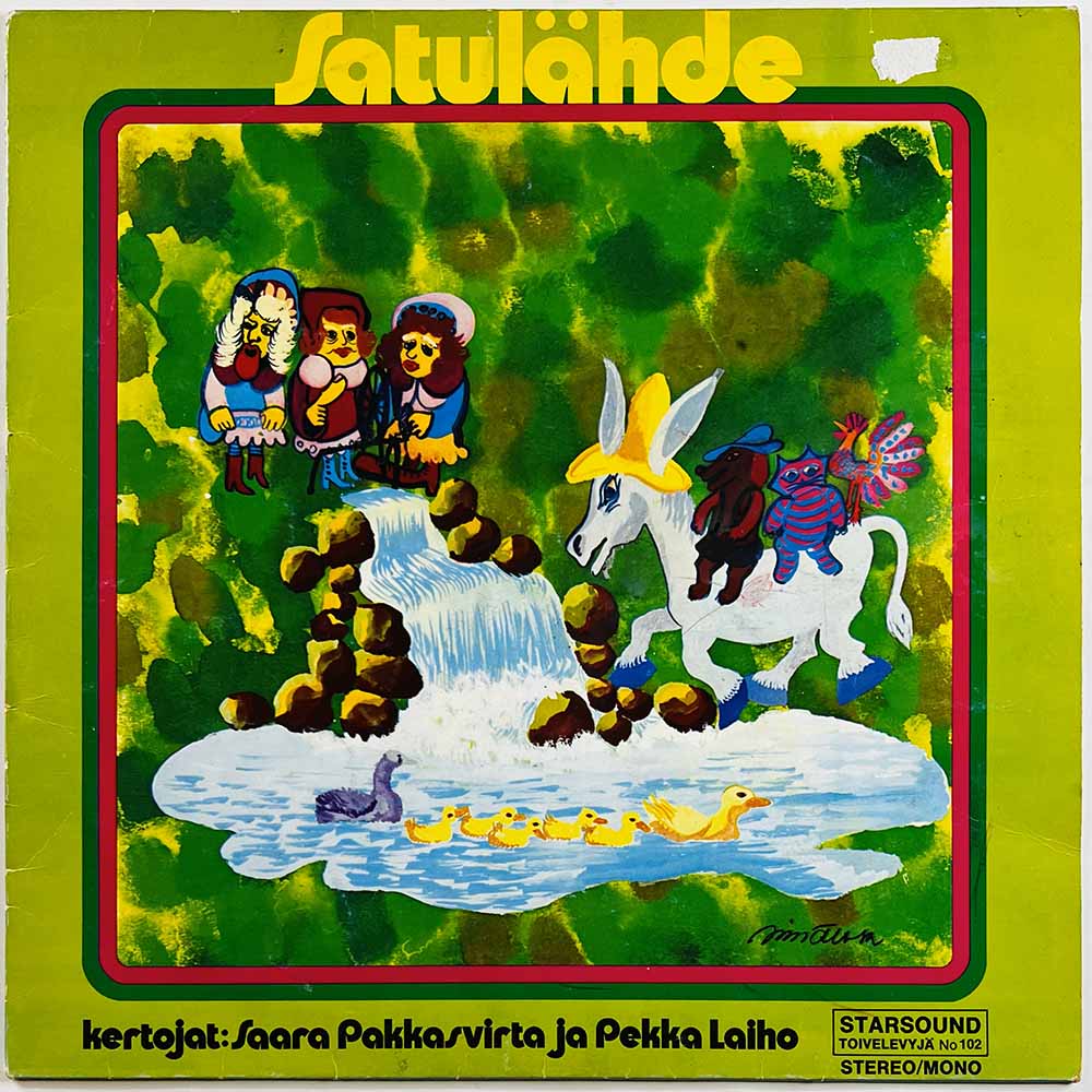 Kertojat Saara Pakkasvirta ja Pekka Laiho 1973 102 Satulähde Begagnat LP