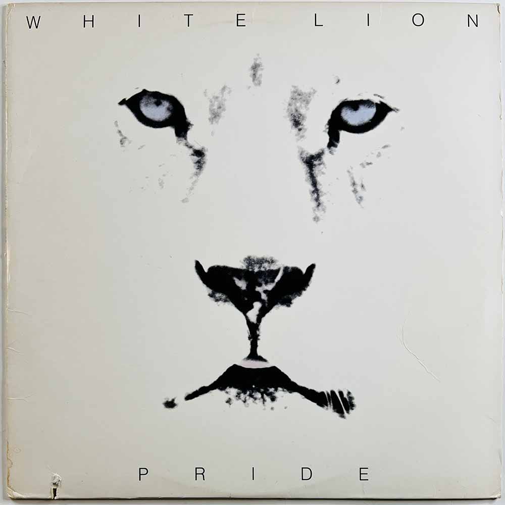 White Lion vinyl LP Pride  kansi VG levy VG Käytetty LP