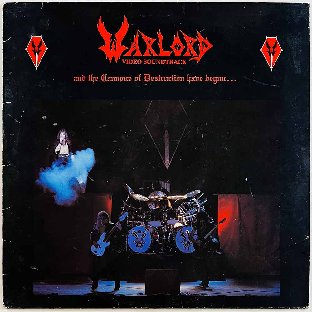 Warlord vinyl LP And the cannons of destruction have begun...  kansi VG- levy G+ Käytetty LP