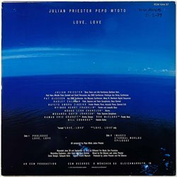 Julian Priester Pepo Mtoto vinyl LP Love, Love  kansi VG levy EX- Käytetty LP