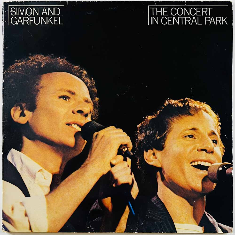 Simon and Garfunkel vinyl LP Concert in Central Park 2LP  kansi VG levy EX- Käytetty LP