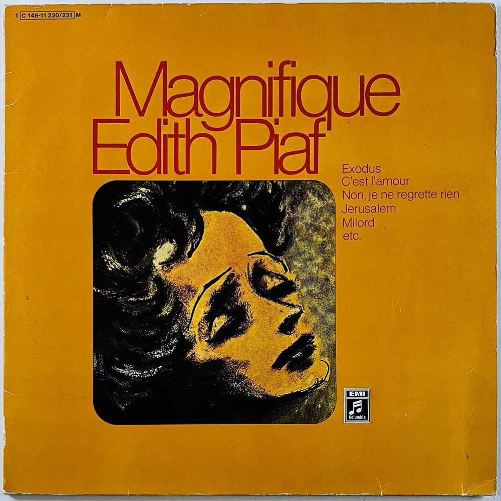 Piaf Edith 1970’s 1C 148-11230/231 M Magnifique Edith Piaf 2LP Begagnat LP
