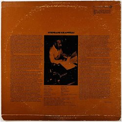 Grappelli Stephane vinyl LP Stephane Grappelli  kansi VG levy EX Käytetty LP