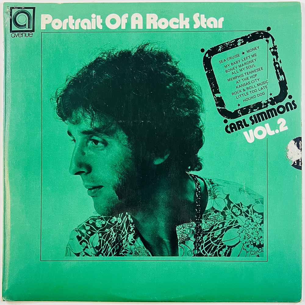 Simmons Carl 1972 AVE 090 Portrait Of a Rock Star Vol. 2 Begagnat LP