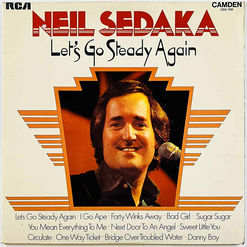 Sedaka Neil vinyl LP Let’s Go Steady Again  kansi VG levy VG Käytetty LP