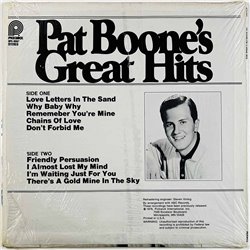 Boone Pat vinyl LP Great Hits  kansi VG levy EX Käytetty LP