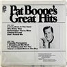 Boone Pat vinyl LP Great Hits  kansi VG levy EX Käytetty LP