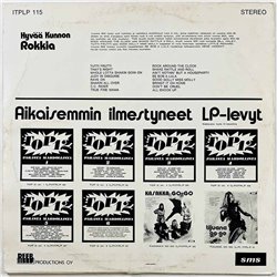 joku studioporukka soittaa 1973 ITPLP 115 Hyvää kunnon rokkia Begagnat LP