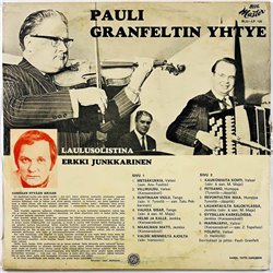 Pauli Granfeltin yhtye, Erkki Junkkarinen vinyl LP Vanhaan hyvään aikaan  kansi VG- levy EX- Käytetty LP