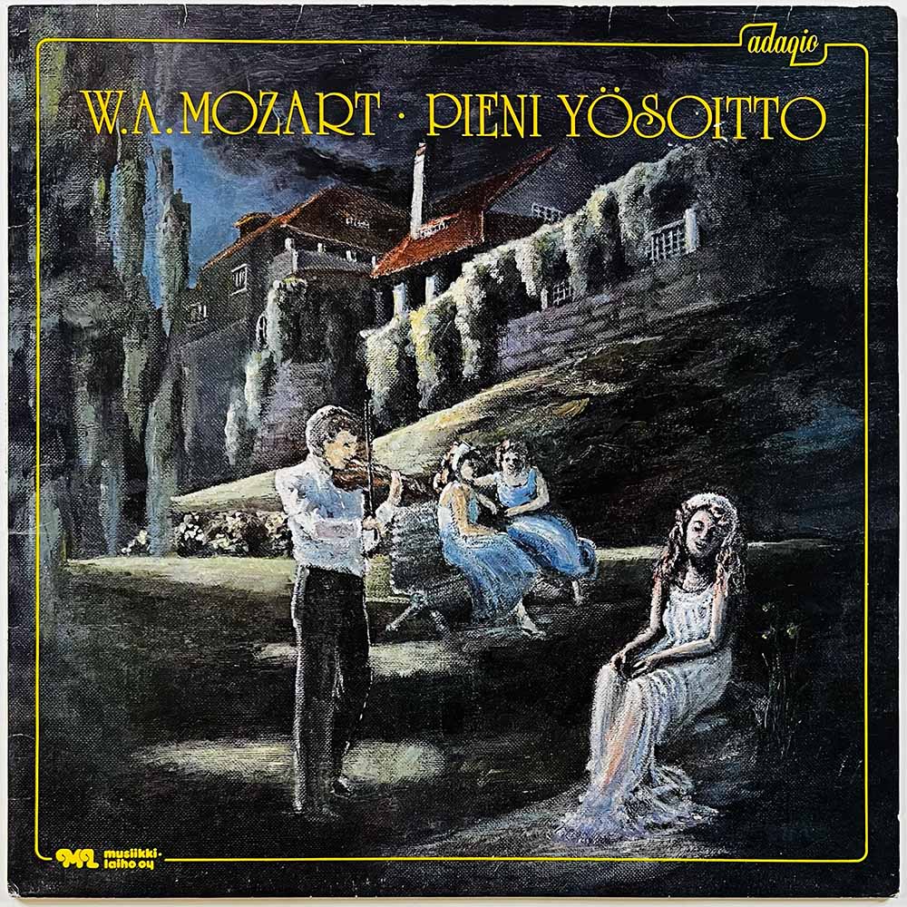 Mozar W.A. vinyl LP Pieni yösoitto  kansi EX levy EX Käytetty LP