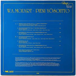 Mozar W.A. vinyl LP Pieni yösoitto  kansi EX levy EX Käytetty LP