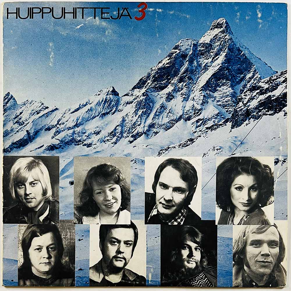 Vesa Enne, Danny, Juhani Markola vinyl LP Huippuhittejä 3  kansi VG levy VG+ Käytetty LP