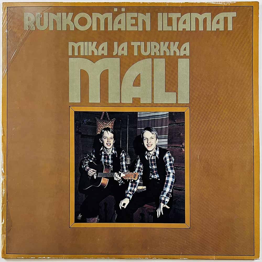 Mali Mika Ja Turkka vinyl LP Runkomäen Iltamat  kansi VG+ levy VG+ Käytetty LP