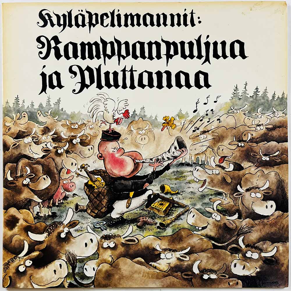 Kyläpelimannit 1981 ROLP 53 Ramppanpuljua ja Pluttanaa Begagnat LP