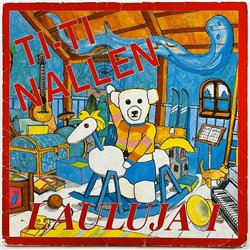Korpela Riitta vinyl LP Ti-ti Nallen Lauluja 1  kansi G levy VG Käytetty LP