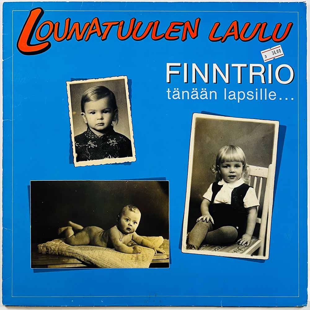 Finntrio vinyl LP Lounatuulen laulu, lauluja lapsille...  kansi VG+ levy EX- Käytetty LP