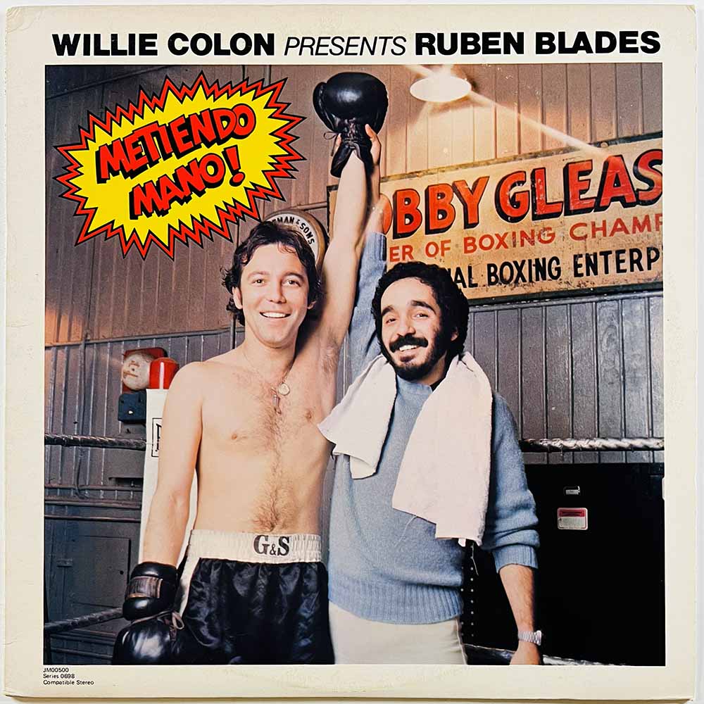 Willie Colon presents Ruben Blades vinyl LP Metiendo Mano!  kansi VG levy EX Käytetty LP
