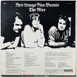 Nice vinyl LP Ars Longa Vita Brevis  kansi VG levy EX- Käytetty LP