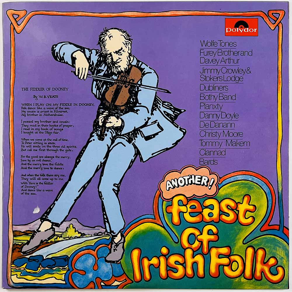Fureys, Planxty, Christy Moore 1980 2904 016 Another Feast Of Irish Folk Begagnat LP