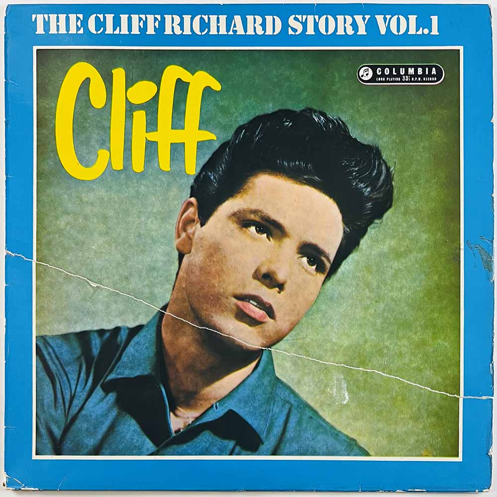 Richard Cliff vinyl LP Cliff Richard story vol. 1 Cliff  kansi G levy VG+ Käytetty LP