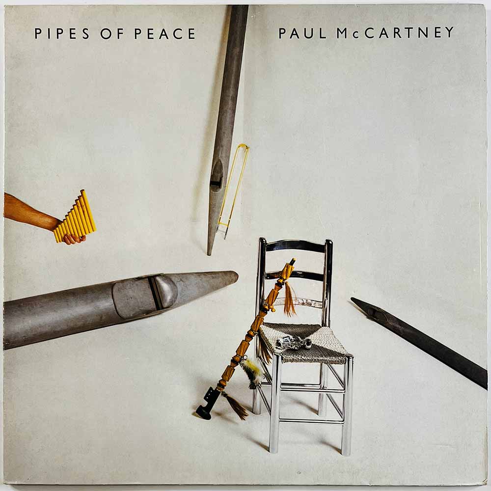 McCartney Paul vinyl LP Pipes of peace  kansi VG+ levy VG Käytetty LP
